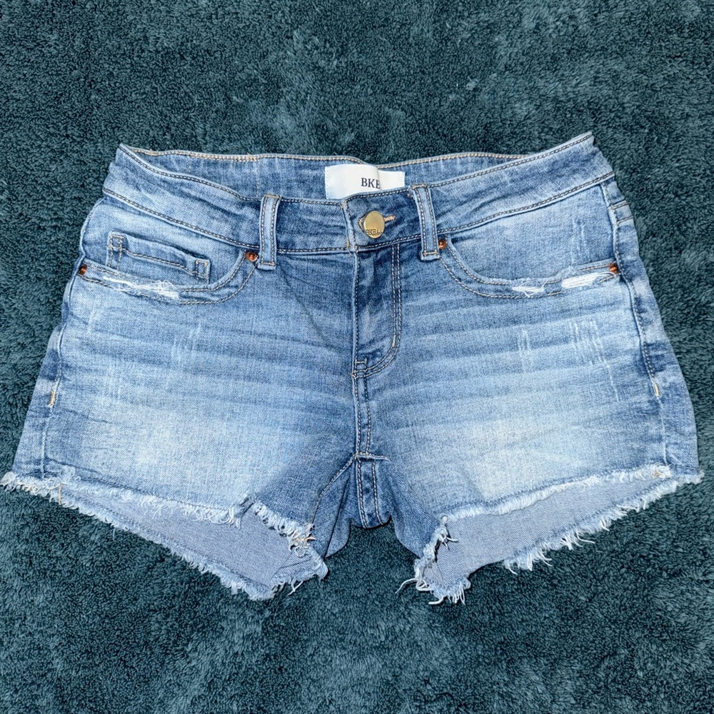 BKE Stella Low Rise Women's Light Blue Jean Shorts